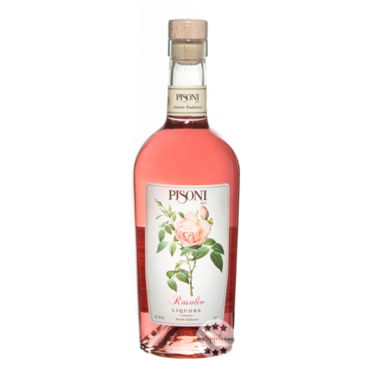 Pisoni Rosolio Liquore Rosenlikör / 21 % Vol. / 0,7 Liter-Flasche