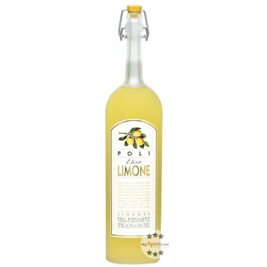 Poli Elisir Limone Zitronenlikör / 27 % vol / 0,7 Liter Flasche