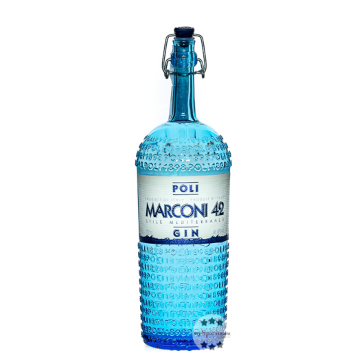 Poli Marconi 42 Mediterranean Gin / 42 % Vol. / 0,7 Liter-Flasche