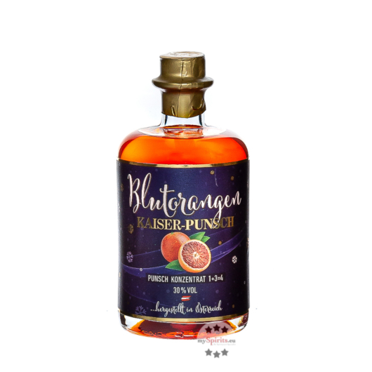 Prinz: Blutorangen Kaiser-Punsch / 30 % Vol. / 0,5 Liter-Flasche