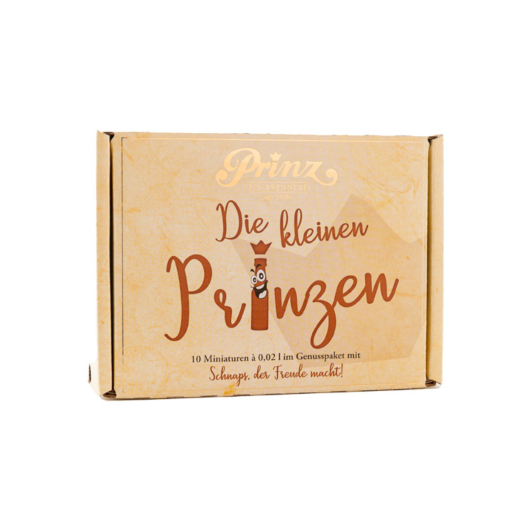 Prinz: „Alles Likör“ Miniaturen-Probierset / 15 - 40 % Vol. / 10 x 0,02 Liter in Geschenkbox