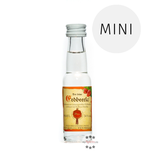 Prinz: Erdbeerla / 34% Vol. / 0,02 Liter - Flasche