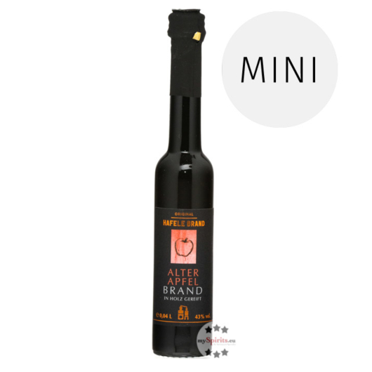 Prinz: Hafele Alter Apfel Brand Miniatur / 43 % Vol. / 0,04 Liter-Flasche