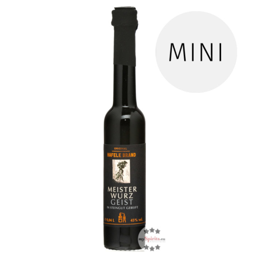 Prinz: Hafele Meisterwurz Geist Miniatur / 45 % Vol. / 0,04 Liter-Flasche