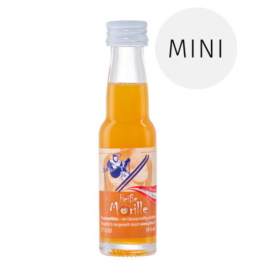 Prinz Heiße Marille Miniatur / 16 % Vol. / 0,02 Liter-Flasche