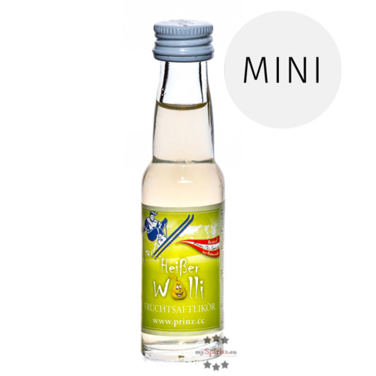 Prinz Heißer Willi Likör Miniatur / 16 % Vol. / 0,02 Liter-Flasche