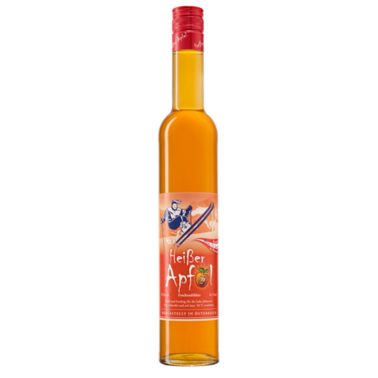 Prinz: Heißer Apfel Likör / 16 % Vol. / 0,5 Liter - Flasche