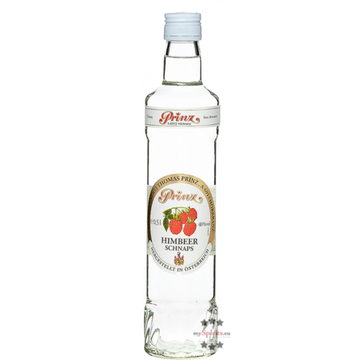 Prinz: Himbeer-Schnaps / 40 % Vol. / 0,5 Liter - Flasche