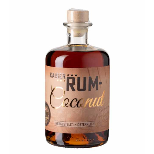 Prinz: Kaiser Rum Coconut Likör mit Inländerrum / 40 % Vol. / 0,5 Liter-Flasche