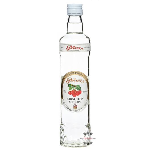 Prinz: Kirschen-Schnaps / 40% Vol. / 0,5 Liter - Flasche