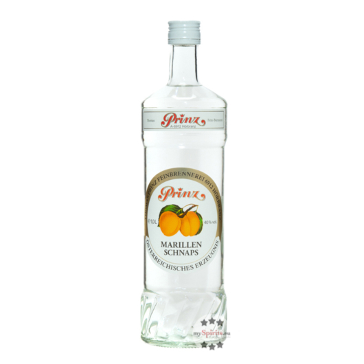 Prinz Marillen Schnaps / 40 % Vol. / 1,0 Liter-Flasche