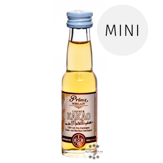 Prinz Nobilady Liqueur Kakao-Marille Miniatur / 17,7 % Vol. / 0,02 Liter-Flasche