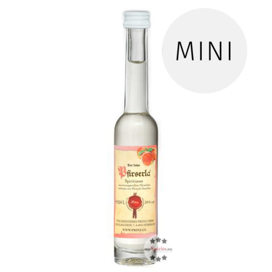 Prinz: Pfirserla Miniatur / 34 % Vol. / 0,04 Liter-Flasche