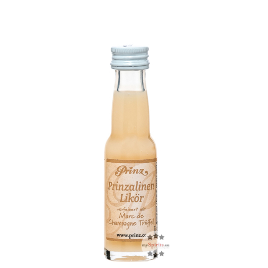 Prinz: Prinzalinen Likör - Cream-Likör / 15% Vol. / 0,02 Liter - Flasche