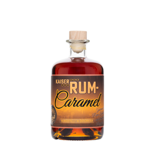 Prinz: Kaiser Rum Caramel Likör mit Inländerrum / 40 % vol / 0,5 Liter-Flasche