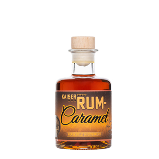 Prinz: Kaiser Rum-Caramel Likör mit Inländerrum / 40 % vol / 0,2 Liter-Flasche