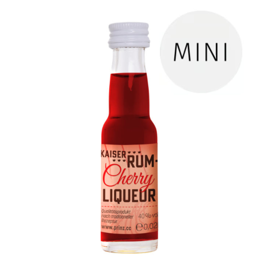 Prinz: Rum Cherry Liqueur mit Inländerrum / 40% Vol. / 0,02 Liter - Flasche