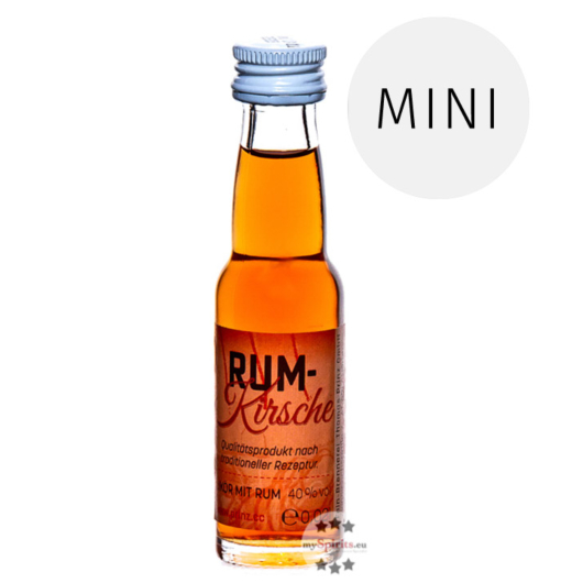 Prinz: Rum Kirsche Likör mit Inländerrum / 40% Vol. / 0,02 Liter - Flasche