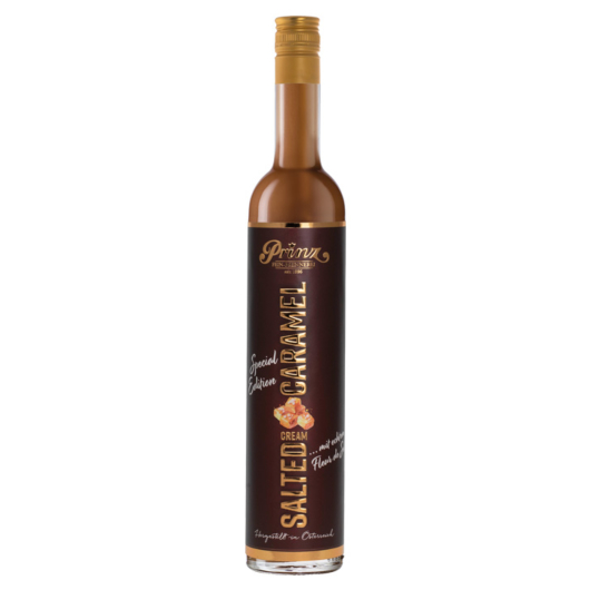 Prinz Salted Caramel Cream Likör Special Edition / 17 % vol. / 0,5 Liter-Flasche