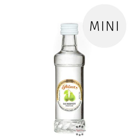 Prinz: Saubirnen Schnaps - Subirer Schnaps Miniatur / 40 % Vol. / 0,04 Liter-Flasche