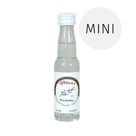 Prinz: Wacholder Schnaps / 40% Vol. / 0,02 Liter - Flasche