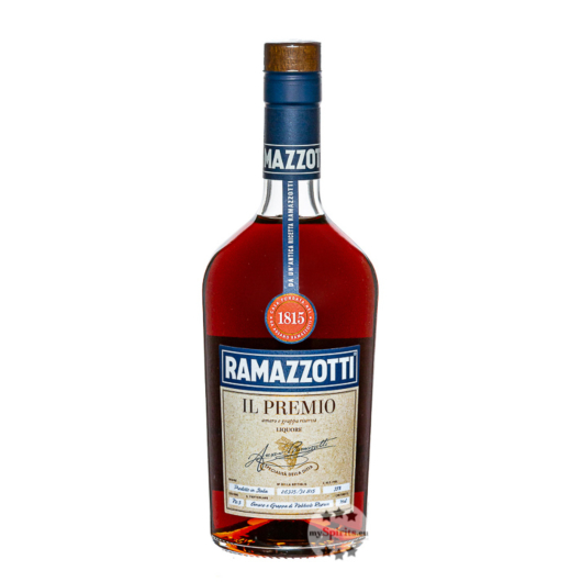 Ramazzotti Il Premio Liquore Amaro e Grappa Riserva / 35 % Vol. / 0,7 Liter