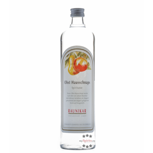 Raunikar Obst-Hausschnaps / 40 % Vol. / 0,7 Liter-Flasche