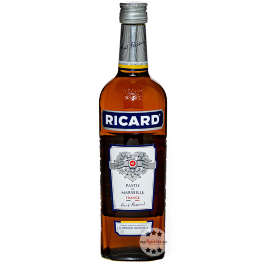 Ricard Pastis de Marseille 45 Aperitif Anisé / 45 % Vol. / 0,7 Liter-Flasche