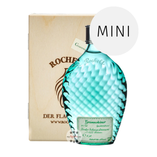 Rochelt: Gravensteiner Apfel Edelbrand Flachmann / 50 % Vol. / 0,1 Liter-Flasche inkl. 2,00 € Pfand