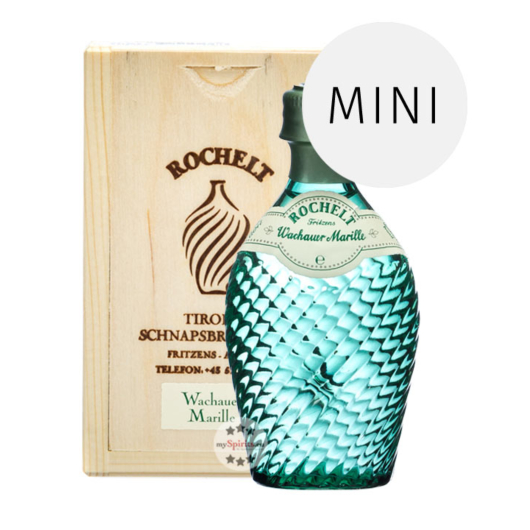 Rochelt: Wachauer Marille Edelbrand Miniatur / 50 % Vol. / 0,04 Liter-Flasche inkl. 1,00 € Pfand