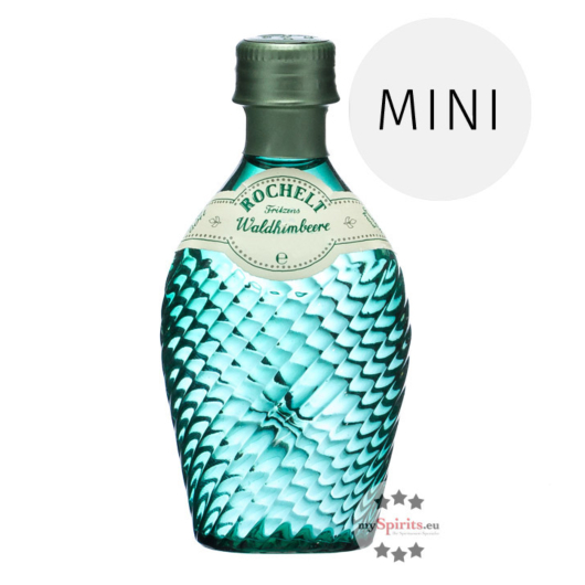 Rochelt: Himbeere Edelbrand Waldhimbeere Miniatur / 52 % vol / 0,04 Liter-Flasche inkl. 1,00 € Pfand