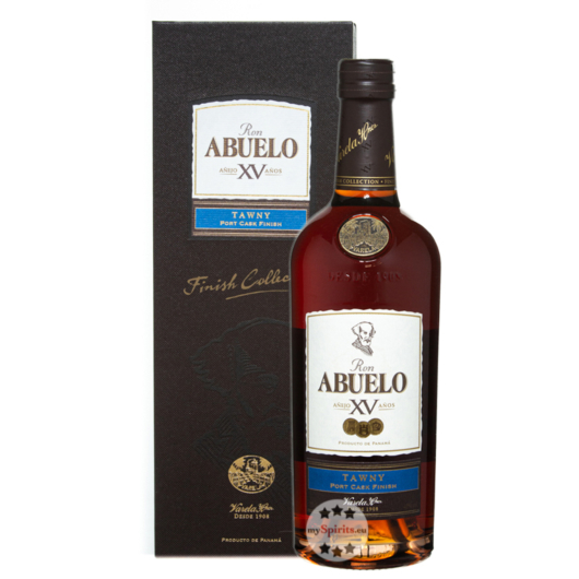 Ron Abuelo XV Años Tawny Port Cask Finish / 40 % Vol. / 0,7 Liter-Flasche in Geschenkschatulle