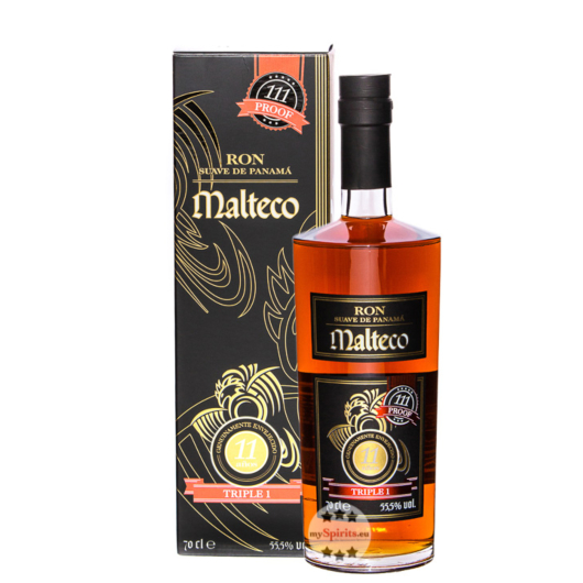 Ron Malteco: 11 Años Triple 1 Ron de Panama / 55,5 % Vol. / 0,7 Liter-Flasche in Geschenkbox