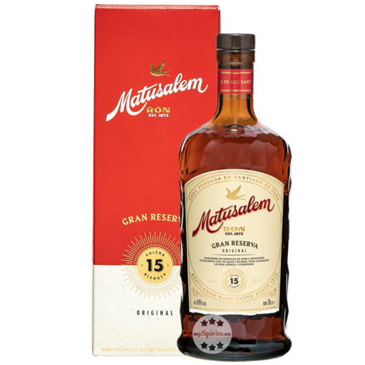 Ron Matusalem 15 Gran Reserva Rum / 40 % Vol. / 0,7 Liter-Flasche