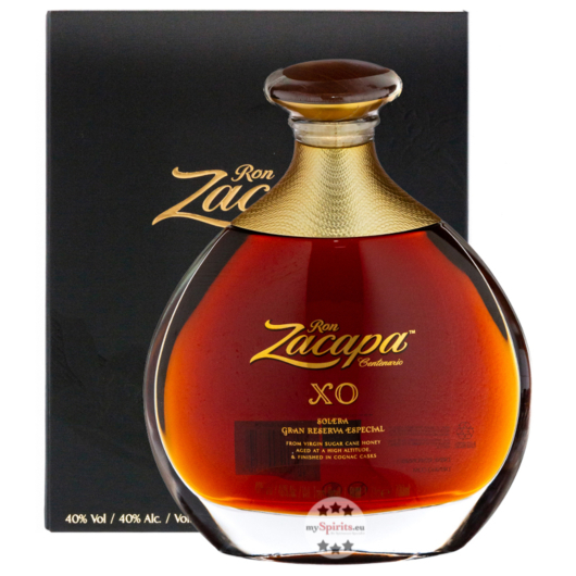 Ron Zacapa XO Rum - Solera Gran Reserva Especial / 40 % Vol. / 0,7 Liter-Flasche in Geschenkbox