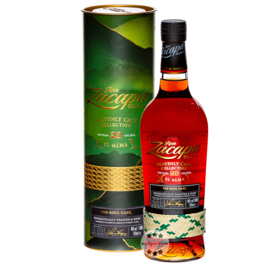 Ron Zacapa El Alma Rum Heavenly Cask Collection The Soul Cask / 40 % Vol. / 0,7 Liter-Flasche in Geschenkdose