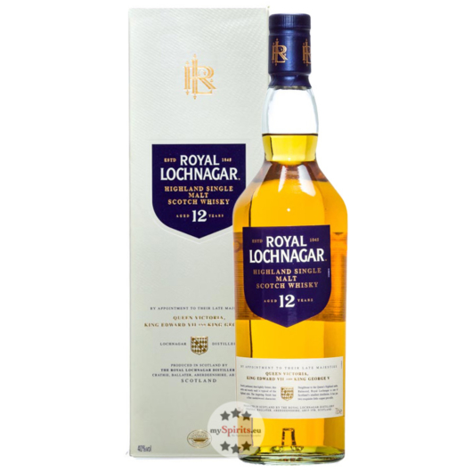 Royal Lochnagar 12 Jahre Highland Single Malt Scotch Whisky / 40 % Vol. / 0,7 Liter-Flasche in GP