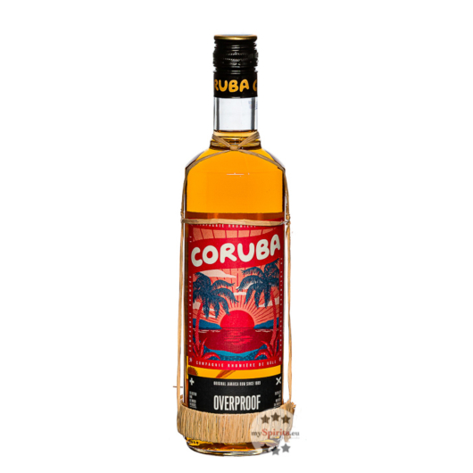Rum Coruba Jamaica Overproof: Kultiger Cocktail-Rum / 74 % Vol. / 0,7 Liter-Flasche