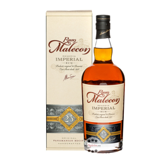 Rum Malecon Reserva Imperial 25 Jahre / 40 % Vol. / 0,7 Liter-Flasche in Geschenkschachtel