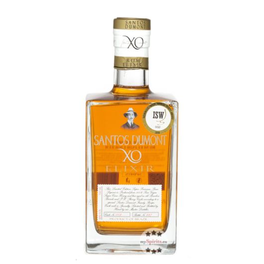 Santos Dumont XO Elixir Likör auf Rum-Basis / 40 % Vol. / 0,7 Liter-Flasche