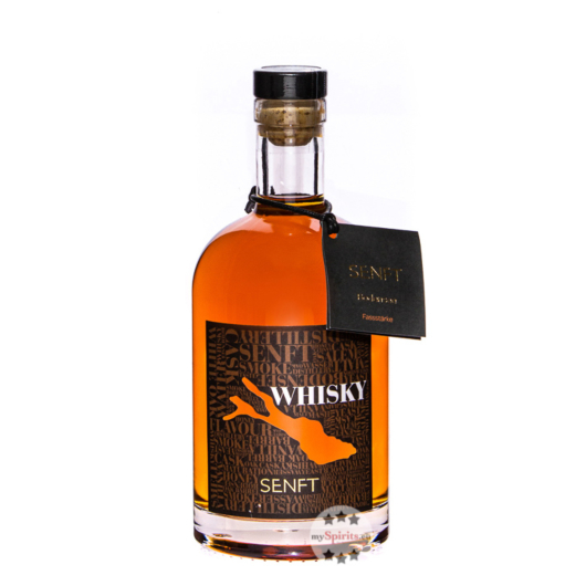 Senft: Bodensee Whisky Fassstärke / 55 % Vol. / 0,7 Liter-Flasche