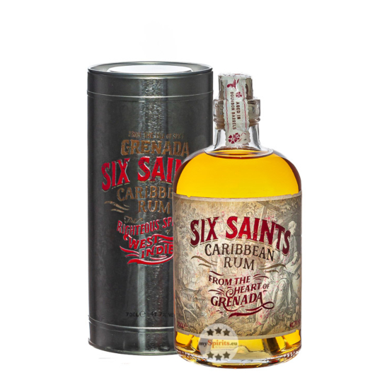 Six Saints Caribbean Rum Grenada / 41,7 % Vol. / 0,7 Liter-Flasche