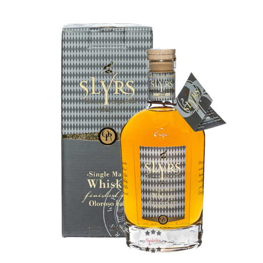Slyrs Oloroso Fass finished Whisky / 46 % Vol. / 0,7 Liter-Flasche in Geschenk-Box