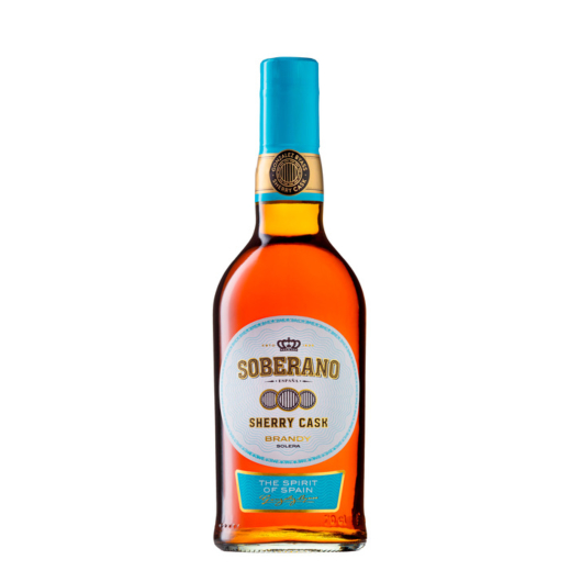 Soberano Sherry Cask Brandy Solera / 36 % Vol. / 0,7 Liter-Flasche