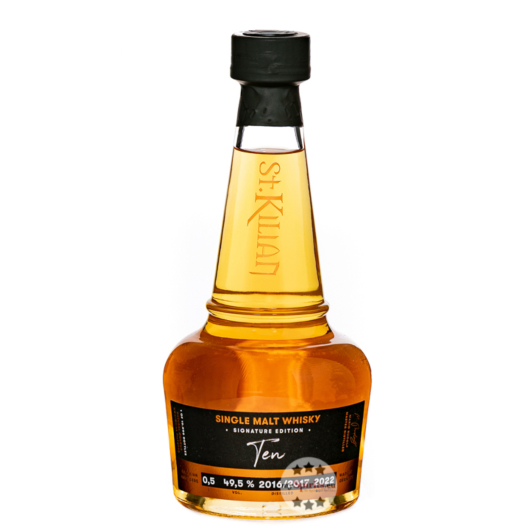 St. Kilian Ten Signature Edition Single Malt Whisky / 49,5 % Vol. / 0,5 Liter-Flasche in Geschenkkarton