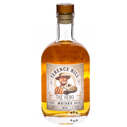 St. Kilian Terence Hill Whisky The Hero mild / 46 % Vol. / 0,7 Liter-Flasche