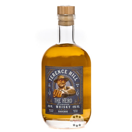 St. Kilian Terence Hill Whisky The Hero rauchig / 49 % Vol. / 0,7 Liter-Flasche