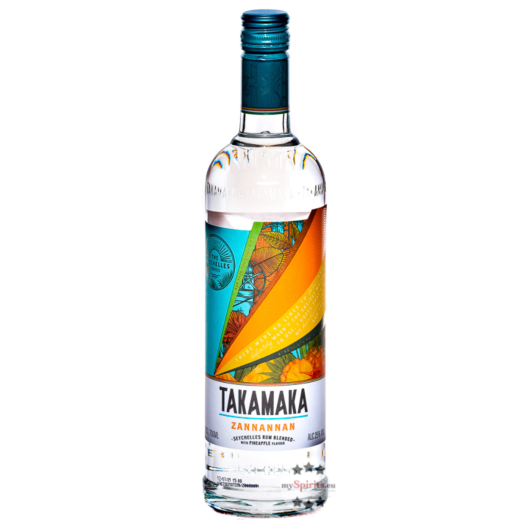 Takamaka Zannannan Pineapple Likör auf Rum-Basis / 25 % Vol. / 0,7 Liter-Flasche