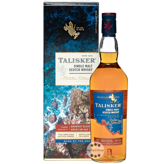 Talisker Distillers Edition - Single Malt Scotch Whisky / 45,8 % vol. / 0,7 L Flasche in Geschenkbox