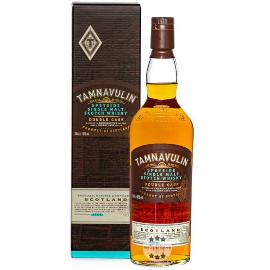 Tamnavulin Double Cask Speyside Single Malt Scotch Whisky / 40 % vol / 0,7 Liter-Flasche in GP